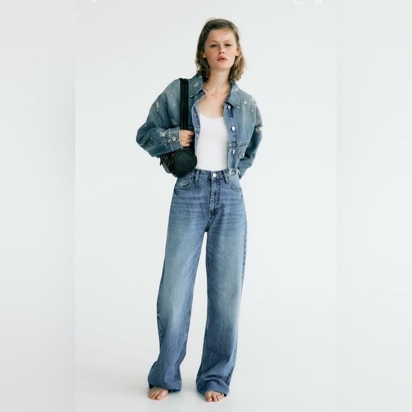 RELAXED MID WAIST ZW JEANS LIMITED EDITION - Picture 2 of 8